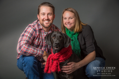 Amber and Bailey Studio Family Portrait Session