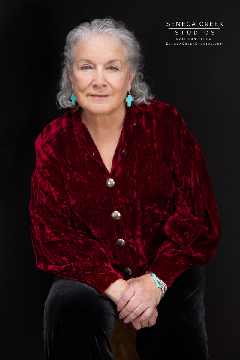 Linda Burt In-Home On-Location Author Portrait Headshots in Cheyenne, Wyoming