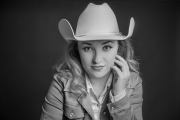 Colter Unwin Rodeo Queen Wyoming Cowgirl Studio Portrait Session