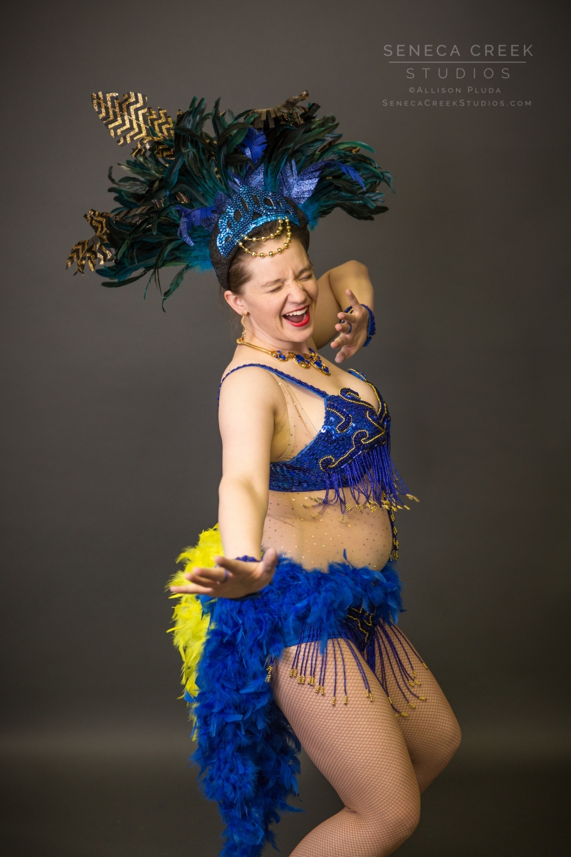 Karen is a talented local ballroom, swing, bellydance, salsa, and Brazillian samba dancer who teaches lessons and performs for events and wedding parties with costumes equally as beautiful as her dancing.  You can contact her at sireli.dance@gmail.com for lessons or events.