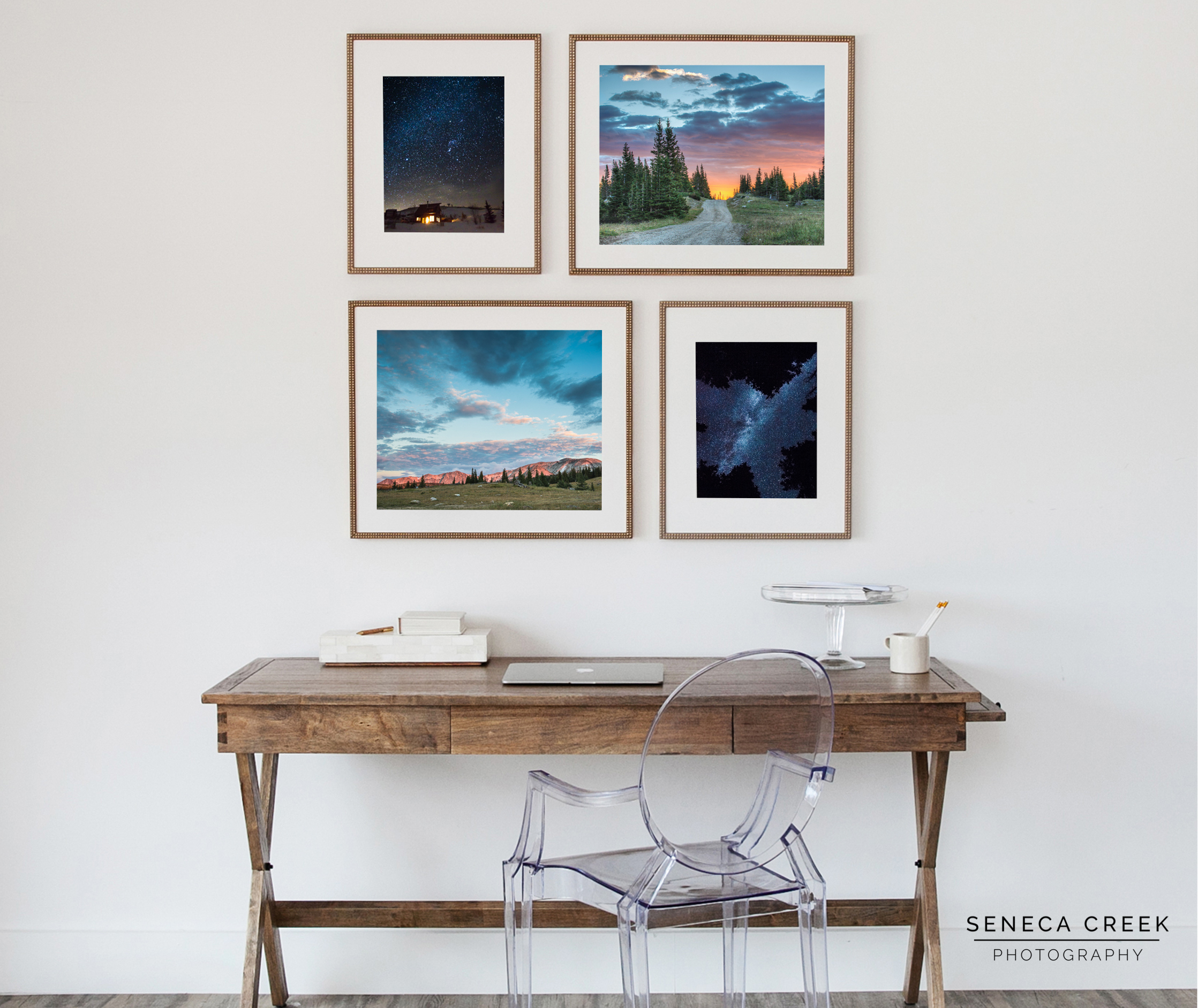 custom frame collection fine art prints framed by Seneca Creek Photography