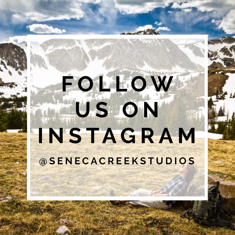 Are you on Instagram? Follow us @SenecaCreekStudios!