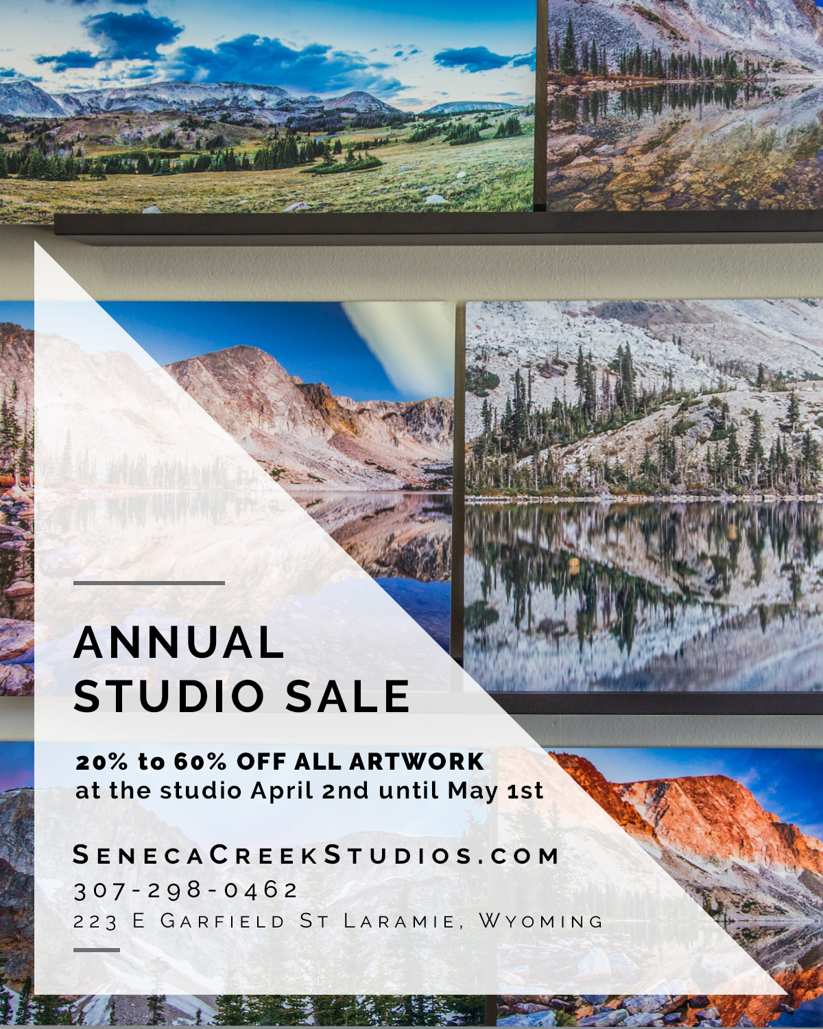 | SenecaCreekStudios.com by Allison Pluda | Fine Art Nature, Landscape, & Wildlife Archival Wall Prints from the Rocky Mountains | Metal Aluminum Photography Prints | Archival Framed Matted Wall Prints | Wyoming & Western Professional Photography & Astrophotography | Gifts, Souvenirs, & Cards | Seneca Creek Studios Art Gallery, Portrait, & Design Studio in historic downtown Laramie, Wyoming also serving Cheyenne, Fort Collins, and the Front Range of Northern Colorado | 2018-04-01 Annual Studio Sale Blog Posts_14 Snowy Range Mountains, Vedauwoo, Medicine Bow National Forest, Poster Print