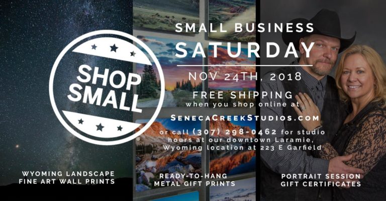 2018 Small Business Saturday – Shop Small at Seneca Creek Studios | Laramie, Wyoming Photography
